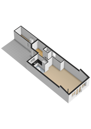 Floorplan - Kubboot 22, 3751 ZJ Bunschoten-Spakenburg